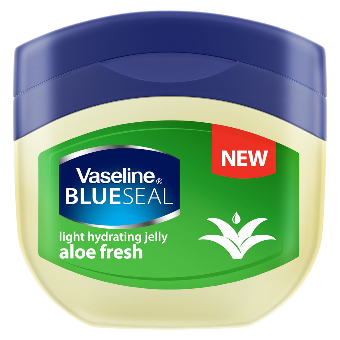 וזלין Blue Seal אלוורה פרש פטרוליום ג'לי מרענן ומשקם לעור יבש ומגורה 100 מ"ל Vaseline Aloe Fresh Petroleum Jelly