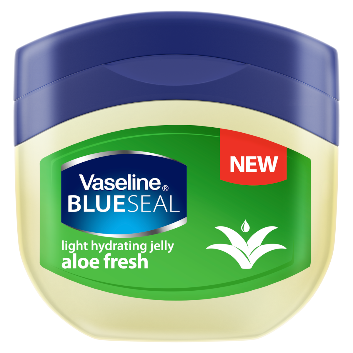 וזלין Blue Seal אלוורה פרש פטרוליום ג'לי מרענן ומשקם לעור יבש ומגורה 100 מ"ל Vaseline Aloe Fresh Petroleum Jelly