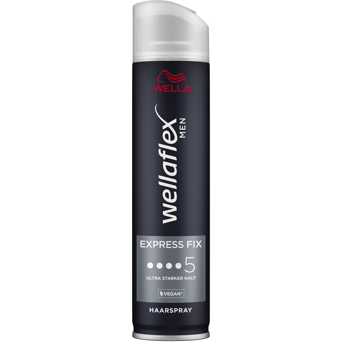 ספריי לעיצוב וקיבוע השיער לגבר Wellaflex MEN Express Fix Hairspray לאחיזה אולטרה חזקה וייבוש מהיר מבית Wella וולה 250 מ"ל