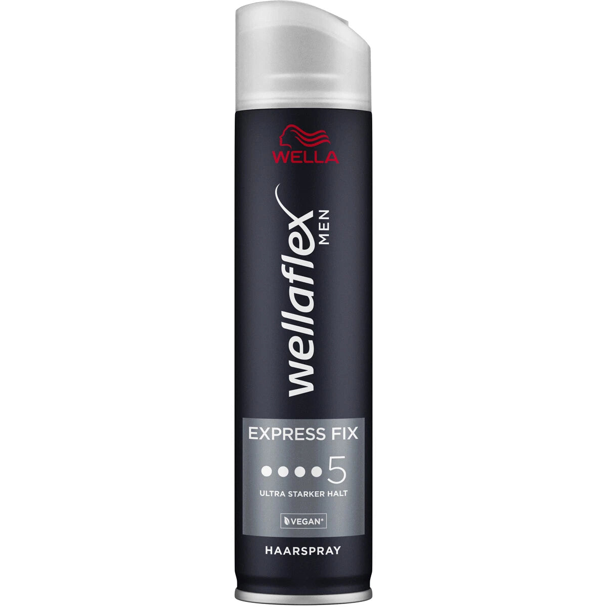 ספריי לעיצוב וקיבוע השיער לגבר Wellaflex MEN Express Fix Hairspray לאחיזה אולטרה חזקה וייבוש מהיר מבית Wella וולה 250 מ"ל
