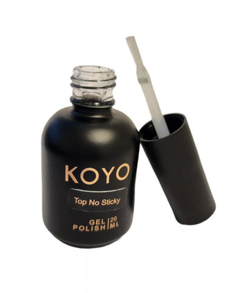 טופ ללא נטרול KOYO קויו לברק עוצמתי והגנה על הלק ג'ל ללא צורך בניגוב