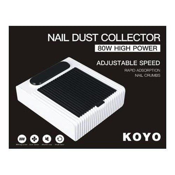 שואב אבק שולחני מקצועי KOYO 80W עוצמתי לשמירה על ניקיון סטודיו ציפורניים