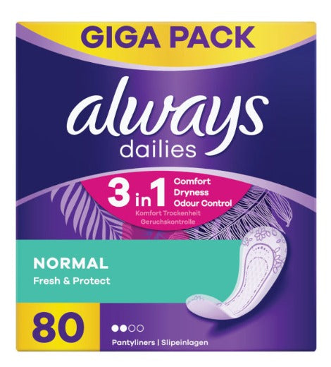 אולוויז מגני תחתון פרש & פרוטקט נורמל - 20 יח'