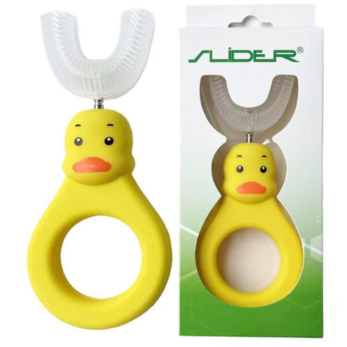 מברשת שיניים 360 בצורת ברווז SLIDER לילדים 2-6