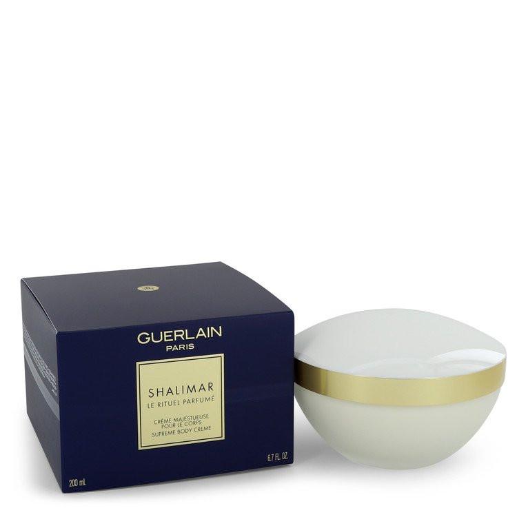 קרם גוף יוקרתי גרלן שלימאר Guerlain Shalimar Body Cream במרקם קטיפתי בניחוח וניל, איריס וברגמוט