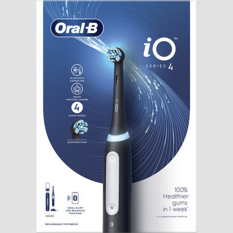 מברשת שיניים חשמלית Oral-B iO4 שחור - אורל בי iO Series 4