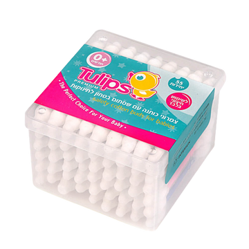 מקלוני אוזניים לתינוקות 55 יחידות - טוליפס