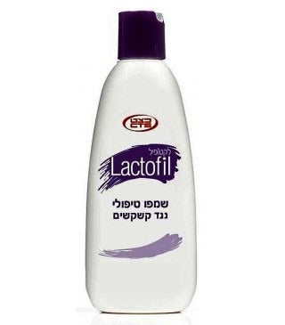 שטראוס Lactofil - שמפו טיפולי נגד קשקשים 400 מ"ל