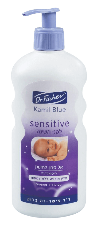 ד"ר פישר KAMIL BLUE SENSITIVE אל-סבון היפואלרגני 400 מ"ל