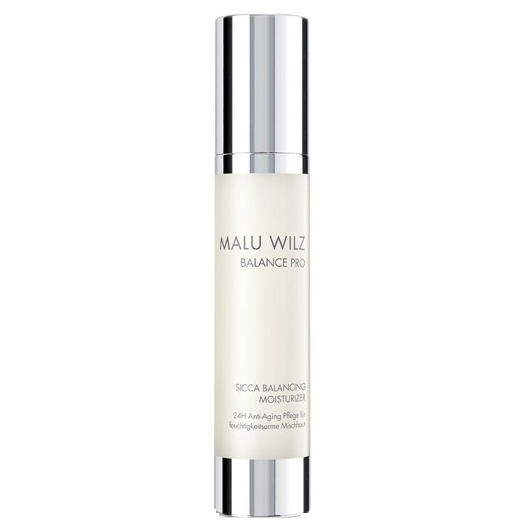 Malu Wilz Sicca Balancing Moisturizer anti-aging cream for combination skin with Poreaway and Niacinamide 50ml