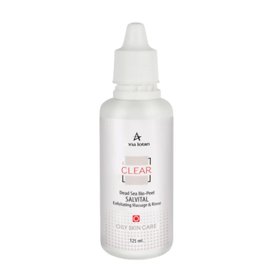 אנה לוטן Clear Salvital Bio-Peel ביו-פילינג מים המלח לניקוי עמוק, המסת שומנים וטיהור עור שמן ובעייתי 125 מ"ל