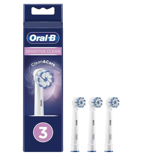 ראשים למברשת שיניים Oral-B Sensitive Clean - 3 יח' | אורל-B | Oral-B.