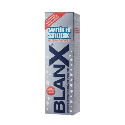 BLANX White Shock - הלבנת שיניים מיידית טבעית 75 מ"ל