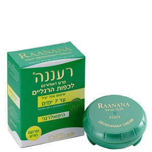 קרם דאודורנט לרגליים - מונע ריח עד 7 ימים, ללא אלומיניום