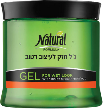 ג'ל חזק לעיצוב רטוב 500 מ"ל | Natural