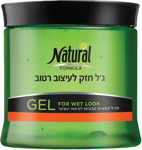 ג'ל חזק לעיצוב רטוב 500 מ"ל | Natural