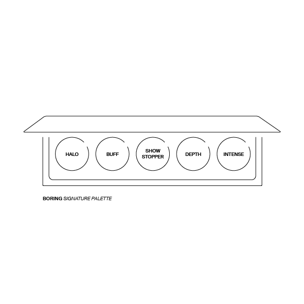 פלטת סיגנצ'ר - משעממת Signature Palette - Boring עופרה^OFRA | קוסמטיקס