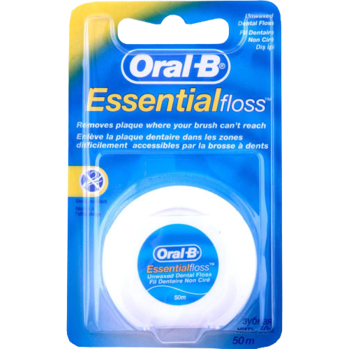 אורל בי חוט דנטלי ללא שעווה 50 מטר