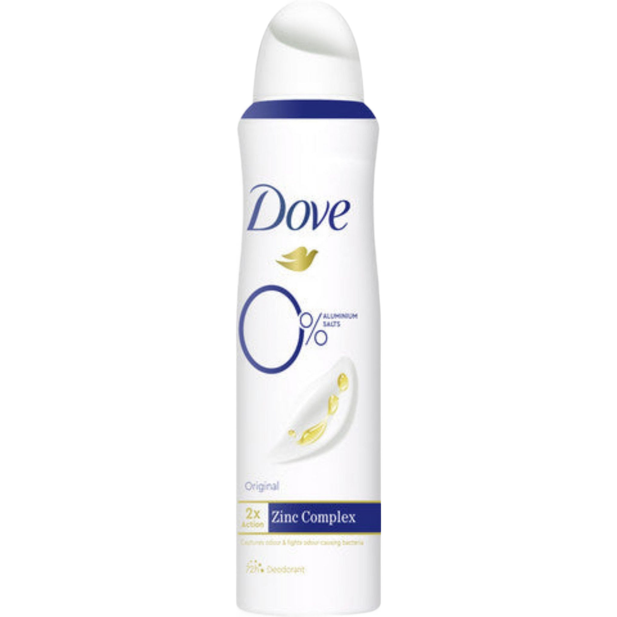 a bottle of Dove Original Zinc Complex 2x Action lotion.