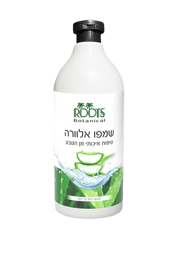 שמפו אלוורה טבעי 1 ליטר - רוטס בוטניקל