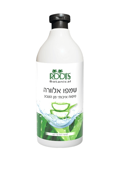 שמפו אלוורה טבעי 1 ליטר - רוטס בוטניקל