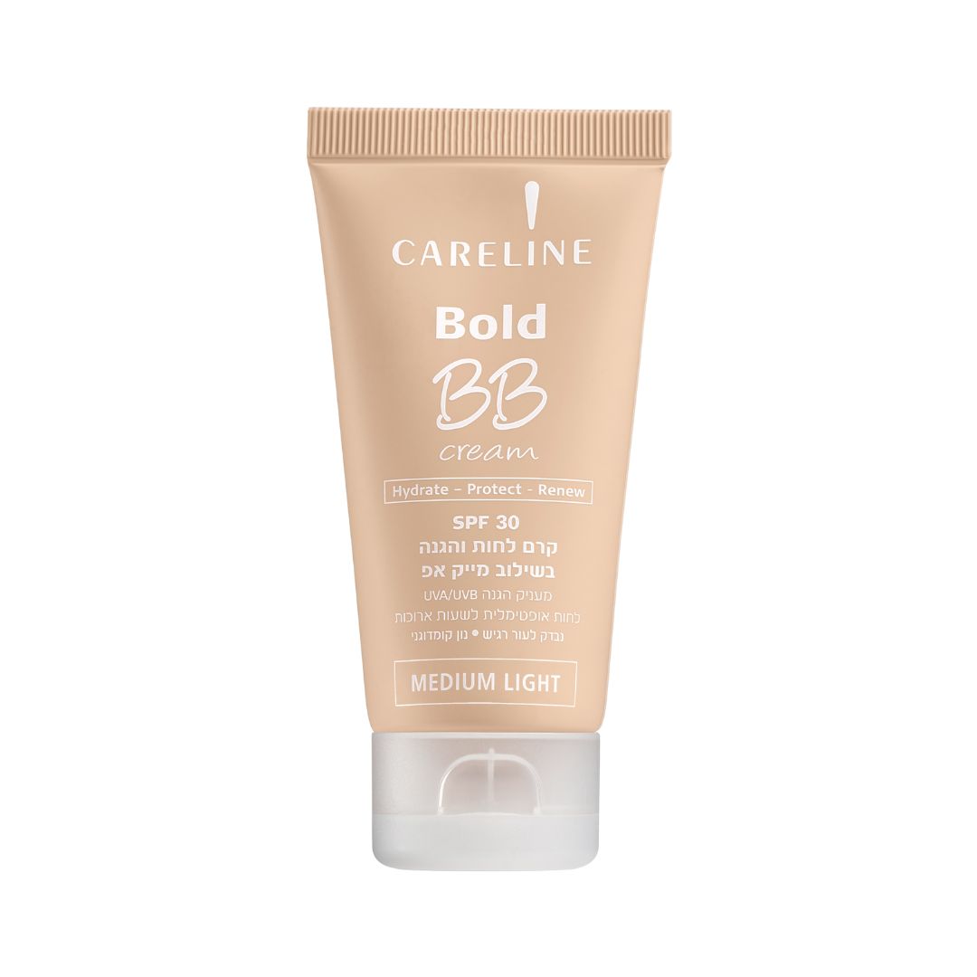 קרם BB מסדרת Careline Bold עם מקדם הגנה SPF30 למראה עור אחיד ומוגן