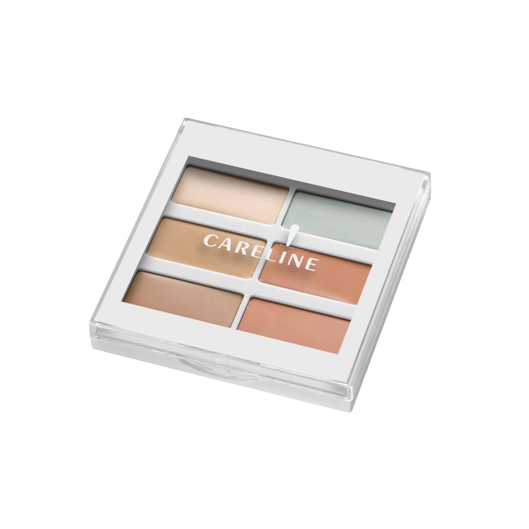 פלטת קונסילרים מקצועית Careline Conceal & Correct לטשטוש פגמים, כהויות והארה