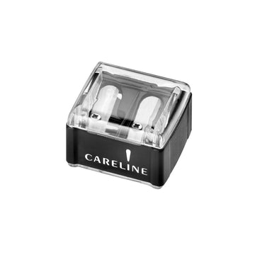מחדד איפור מהודר Careline Deluxe Pencil Sharpener לחידוד מדויק ונקי של עפרונות עיניים ושפתיים