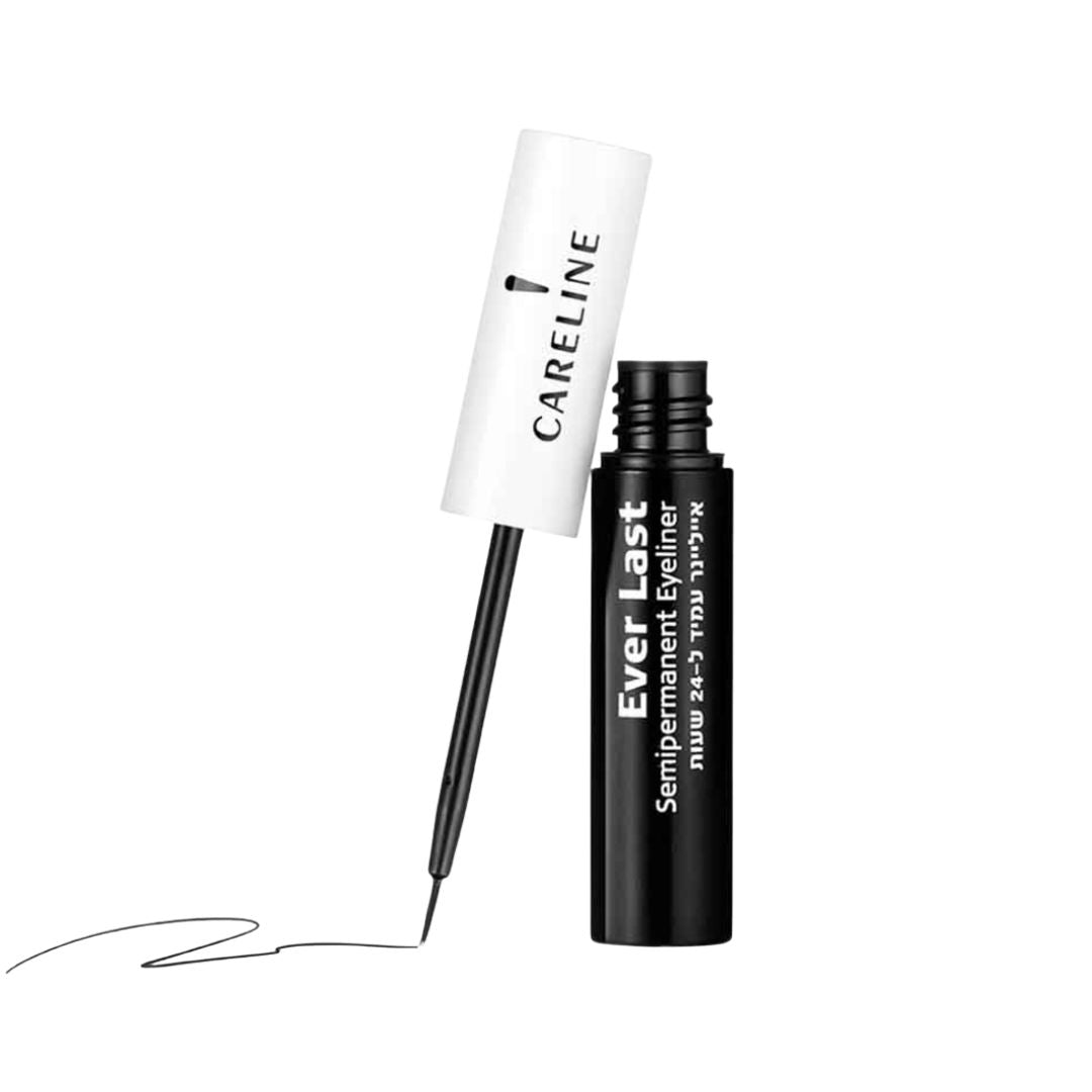 אייליינר עמיד Careline Everlast Deep Black Liner לשרטוט מדויק בגוון שחור אינטנסיבי