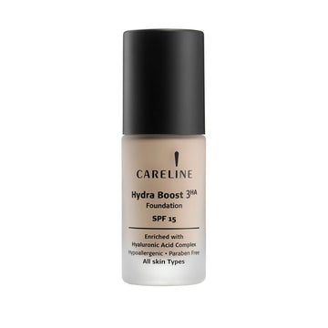 מייק-אפ Careline Hydra Boost במרקם קליל המשלב לחות וכיסוי טבעי למראה עור רענן וזוהר