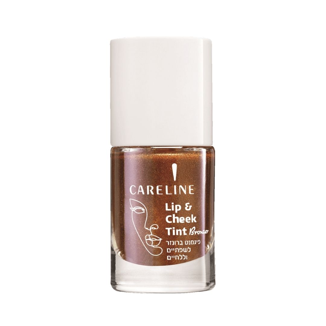 פיגמנט רב-שימושי Careline Lip & Cheek Tint Bronzer בגוון ברונזה חמים למראה שפתיים ולחיים טבעי וזוהר