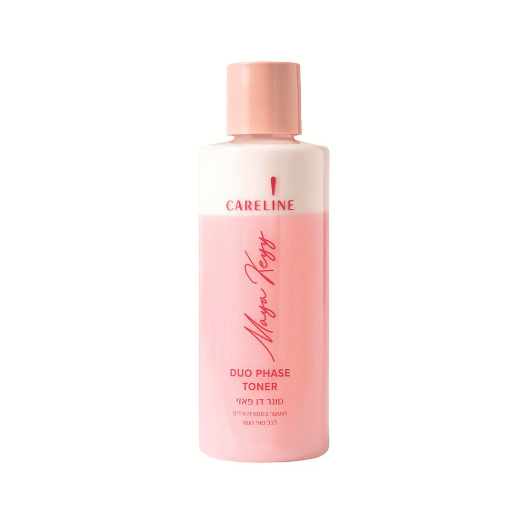 טונר דו פאזי היפואלרגני עם תמצית ורדים 200 מ"ל