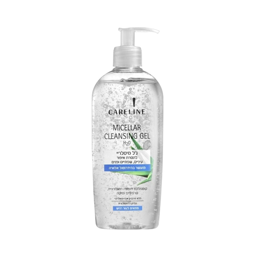 ג'ל ניקוי מיסלרי דו-פאזי Careline Micellar Cleansing Gel להסרת איפור וטיהור עור הפנים בנפח 400 מ"ל