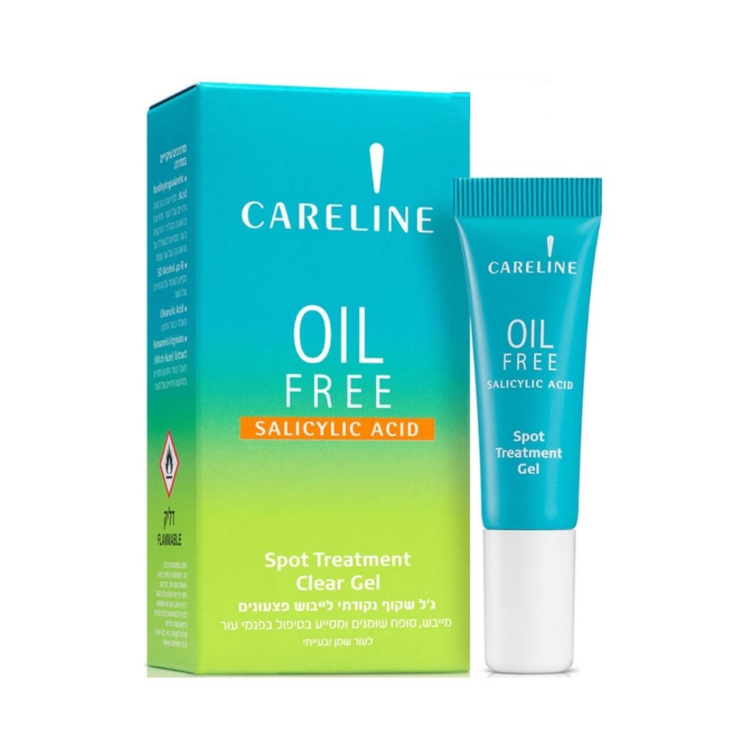 ג'ל שקוף לטיפול נקודתי וייבוש פצעונים Careline Oil Free Spot Treatment Gel לעור נקי ומאוזן