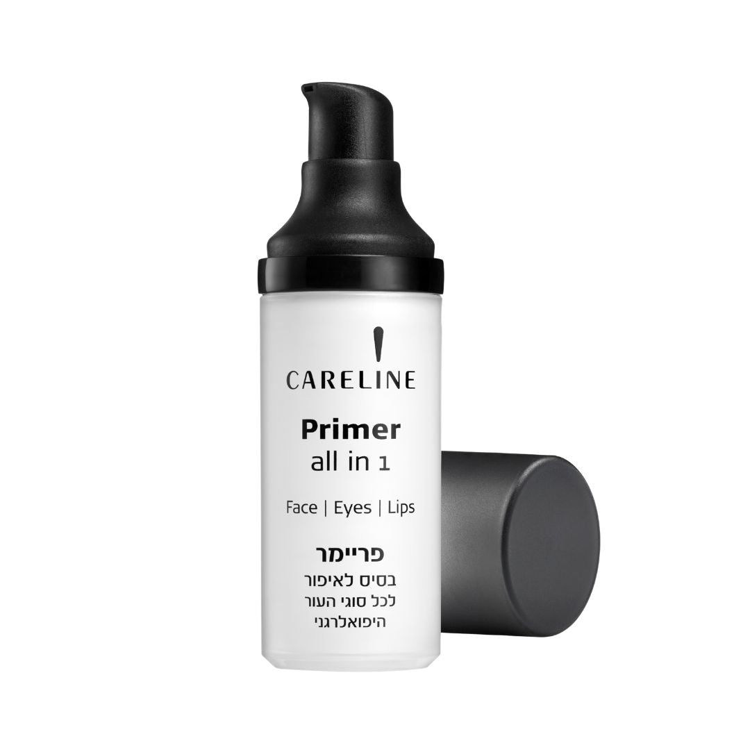 פריימר פנים רב-תכליתי Careline Primer All In 1 להחלקת העור והכנה מושלמת לאיפור