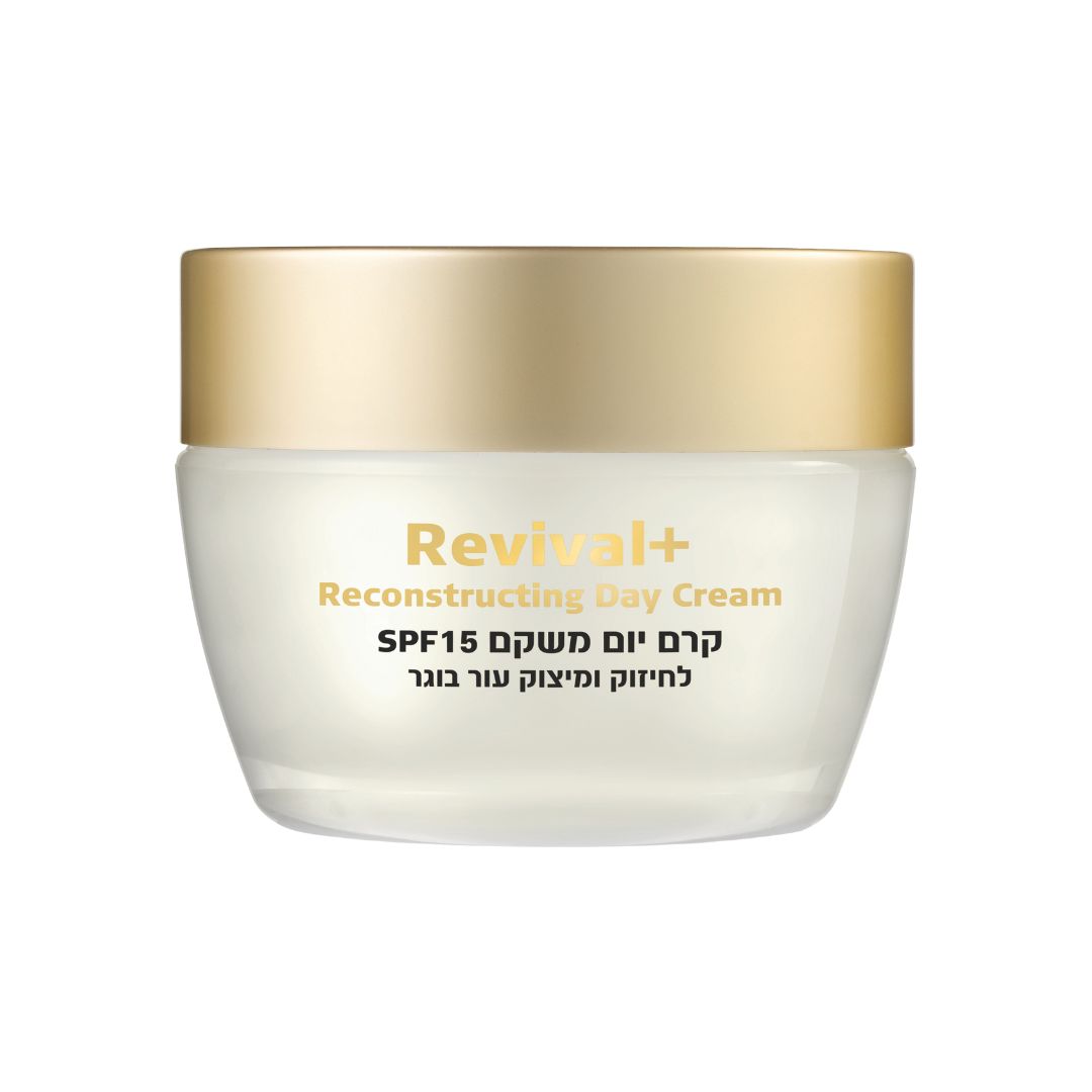 קרם יום משקם Careline Revival Plus Reconstructing Day Cream SPF15 להזנה והגנה יומיומית