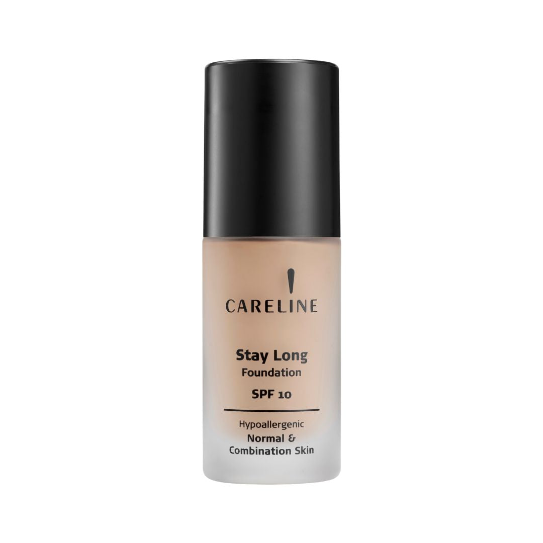 מייקאפ עמיד Careline Stay Long Foundation לכיסוי אחיד ומראה עור רענן לאורך זמן