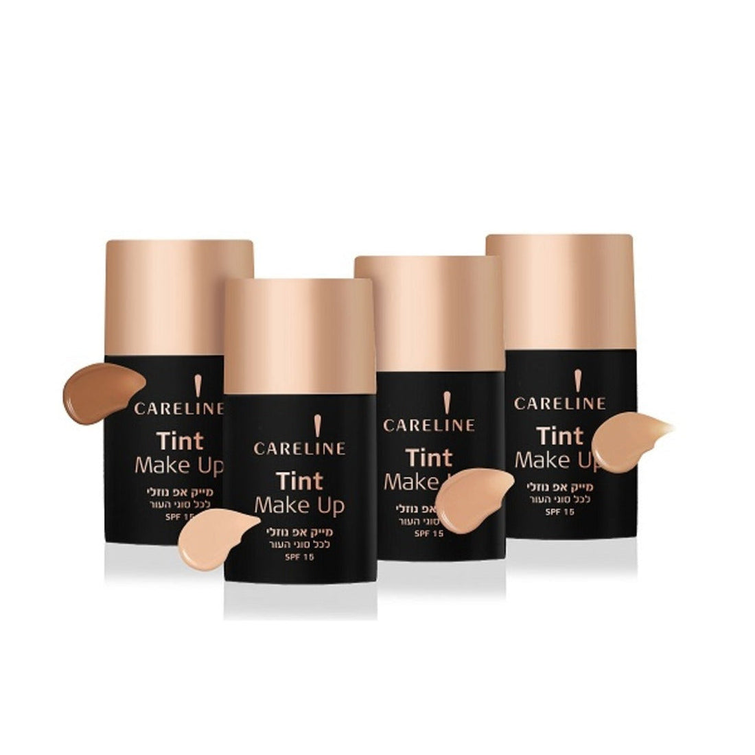מייקאפ טינט נוזלי Careline Tint Make Up לכיסוי קליל ומראה עור טבעי ורענן