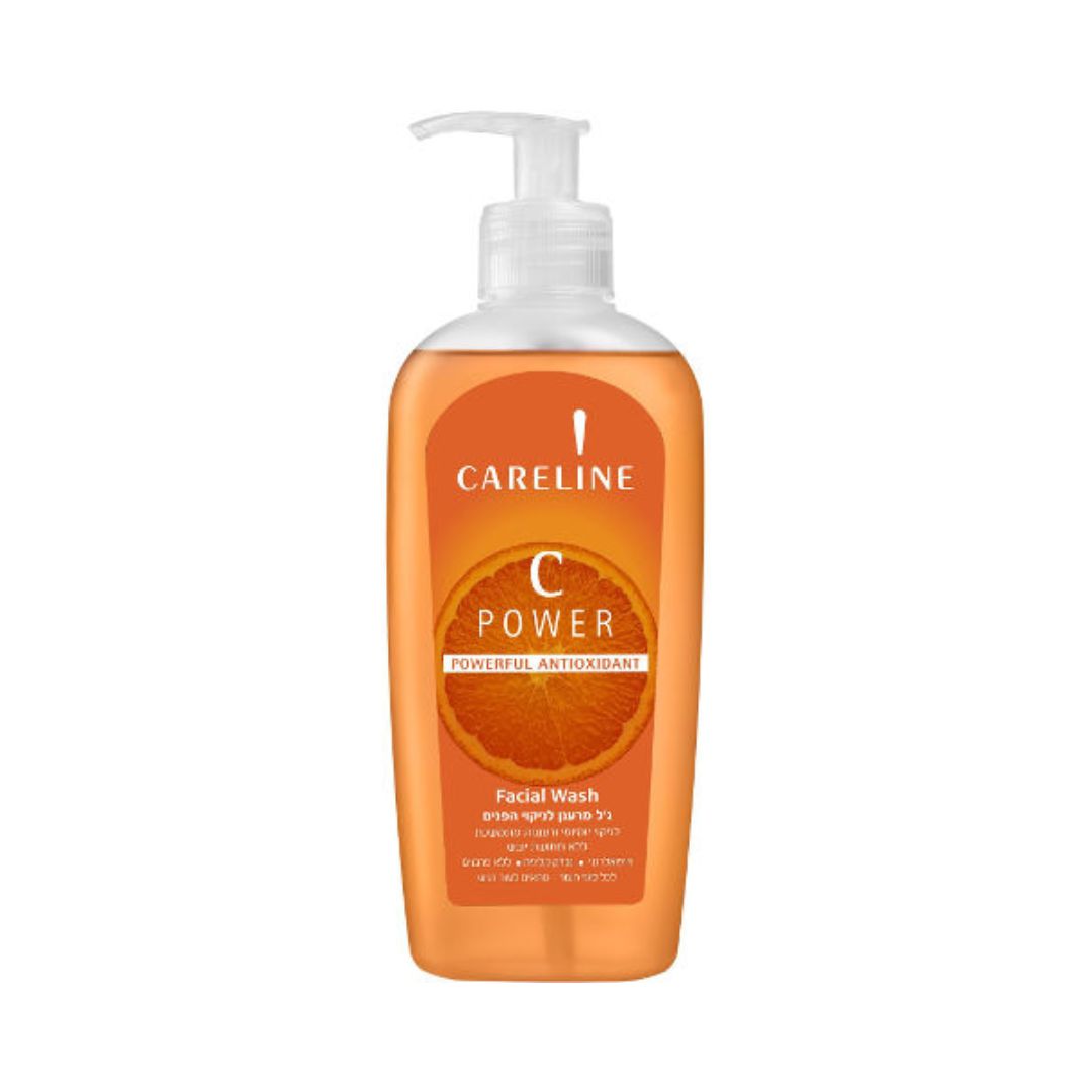 תרחיץ פנים ג'ל ויטמין C של קרליין 300 מ"ל Careline Vitamin C Cleansing Gel