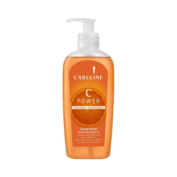 תרחיץ פנים ג'ל ויטמין C של קרליין 300 מ"ל Careline Vitamin C Cleansing Gel