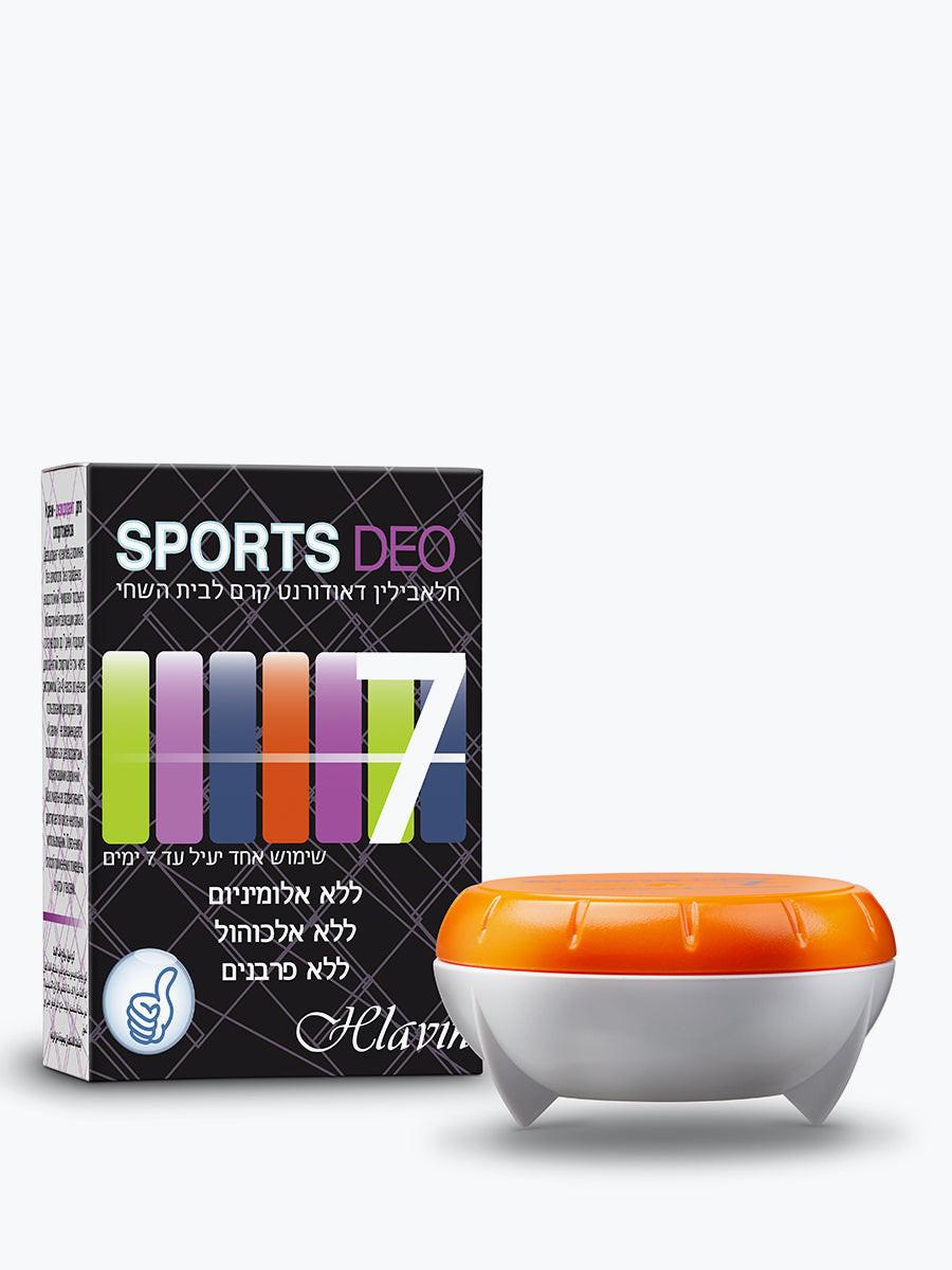 קרם דאודורנט ספורט 48 שעות - Helavin | חלאבין (75 מ"ל).