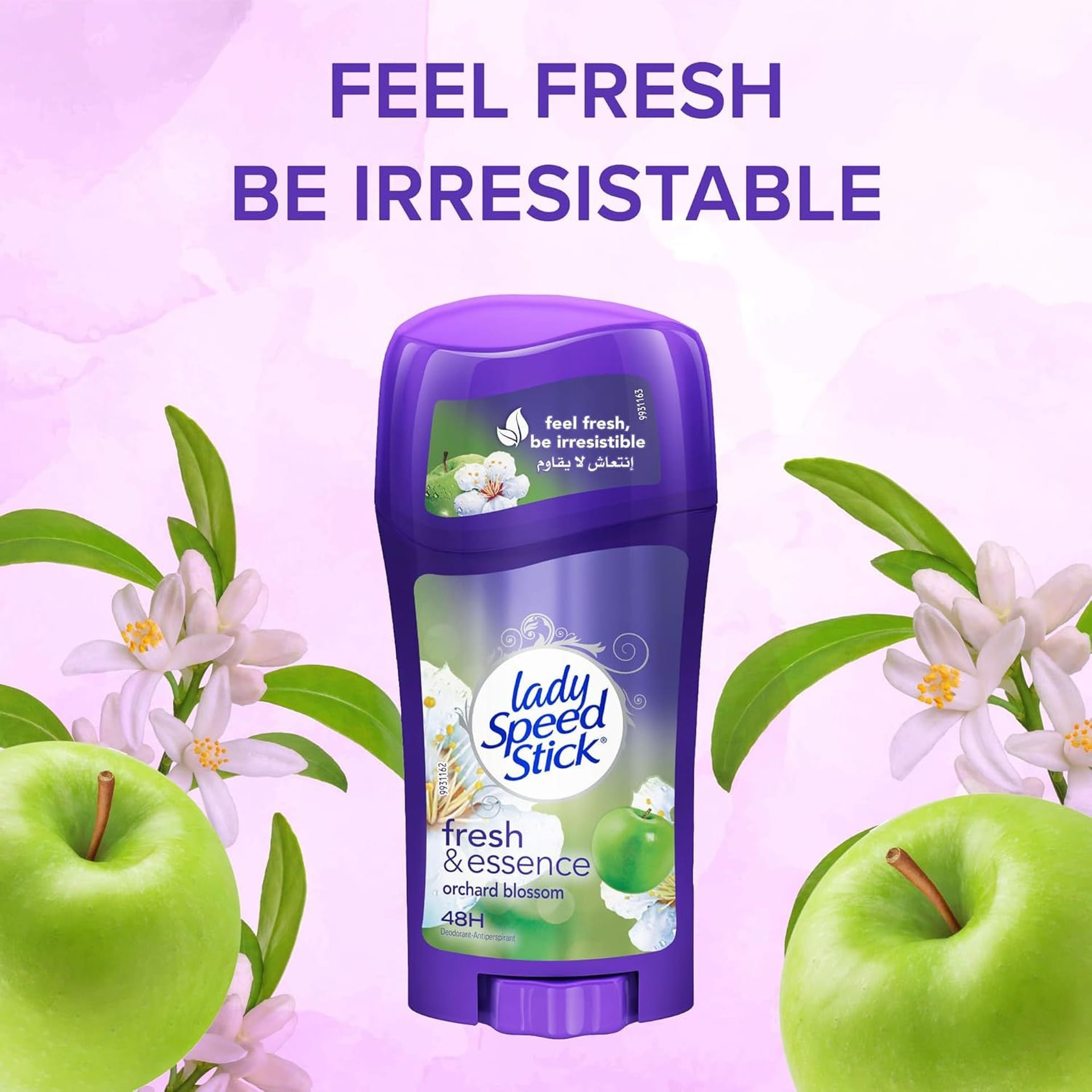 Lady Speed Stick | ליידי ספיד סטיק - Fresh & Essence | דאודורנט סטיק בניחוח פריחת הפרדס (65 גרם)