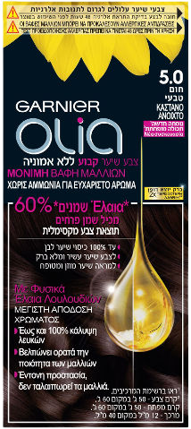 אוליה צבע שיער קבוע ללא אמוניה - 60% שמני פרחים