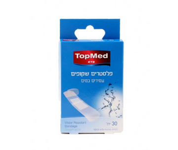 פלסטרים שקופים עמידים במים - 30 יחידות | קוסמטיקס.