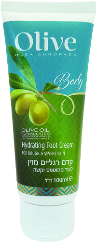קרם רגליים מזין 100 מ"ל עם שמן זית אורגני
