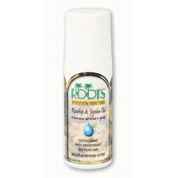 דאודורנט רוטס ללא בושם ואלכוהול 100 מ"ל עם שמן רוזהיפ