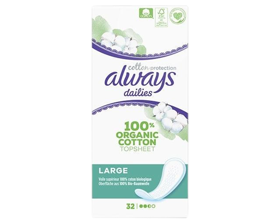 מגן תחתון אולוויז 32 יחידות - 100% כותנה לנוחות מקסימלית