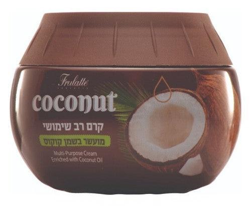 קרם רב שימושי מועשר בשמן קוקוס 200 מ"ל | קוסמטיקס.