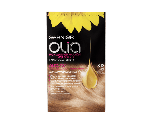 Olia צבע שיער קבוע ללא אמוניה 60% שמנים טבעיים