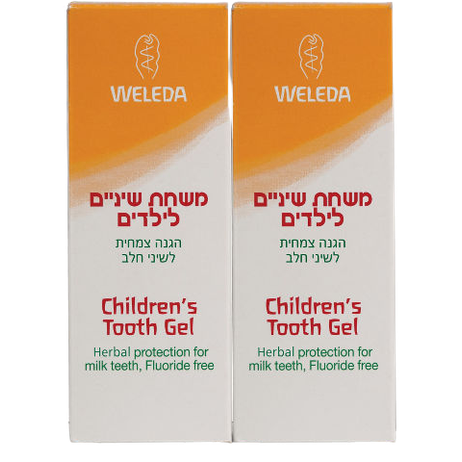 משחת שיניים לילדים ג'ל טבעית 75 מ"ל | וולדה | Weleda.